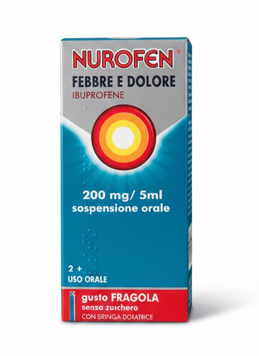 Nurofen Febbre e Dolore 200mg/5ml fragola